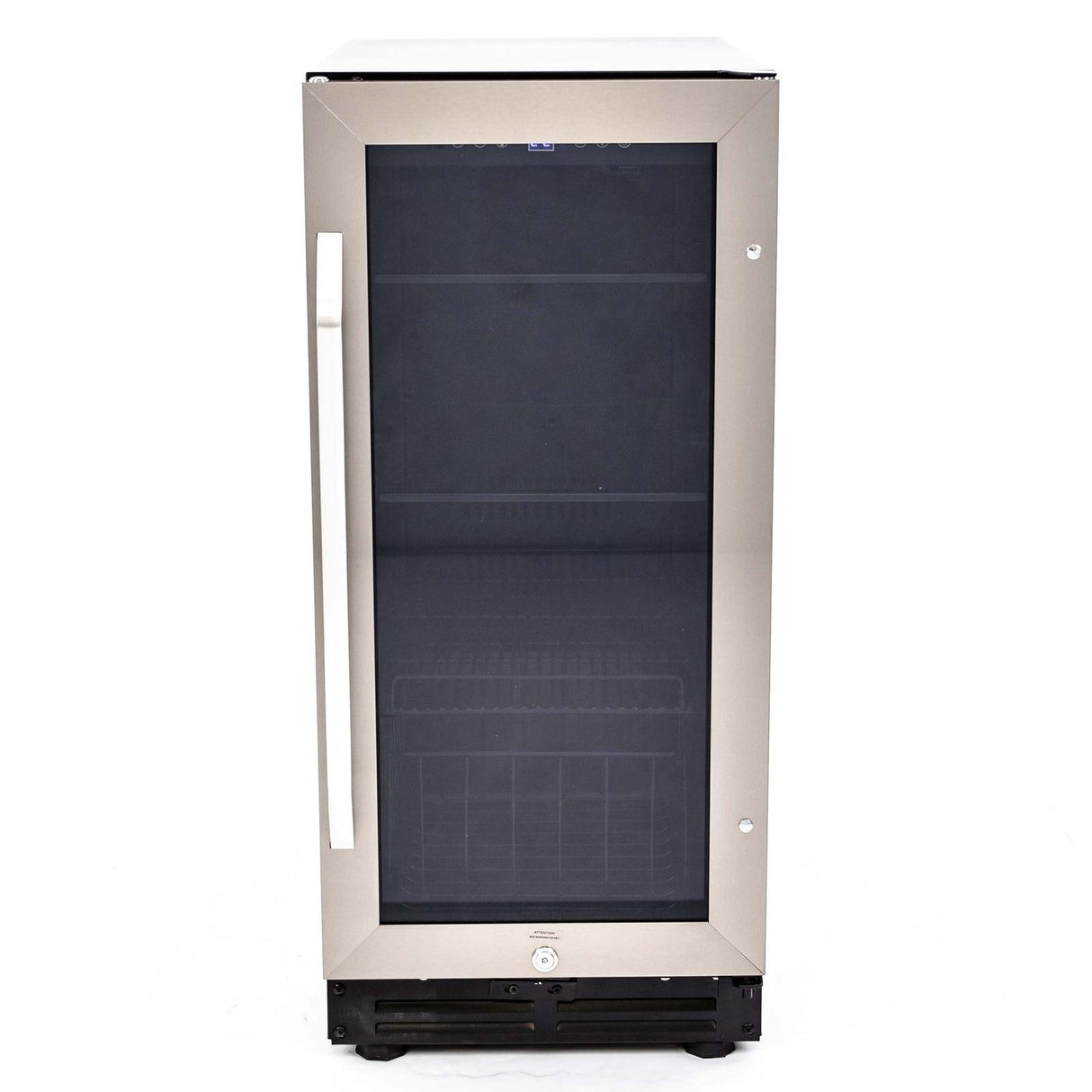 72 Can Beverage Center - Stainless Steel with Black Cabinet / 3.1 cu. ft.