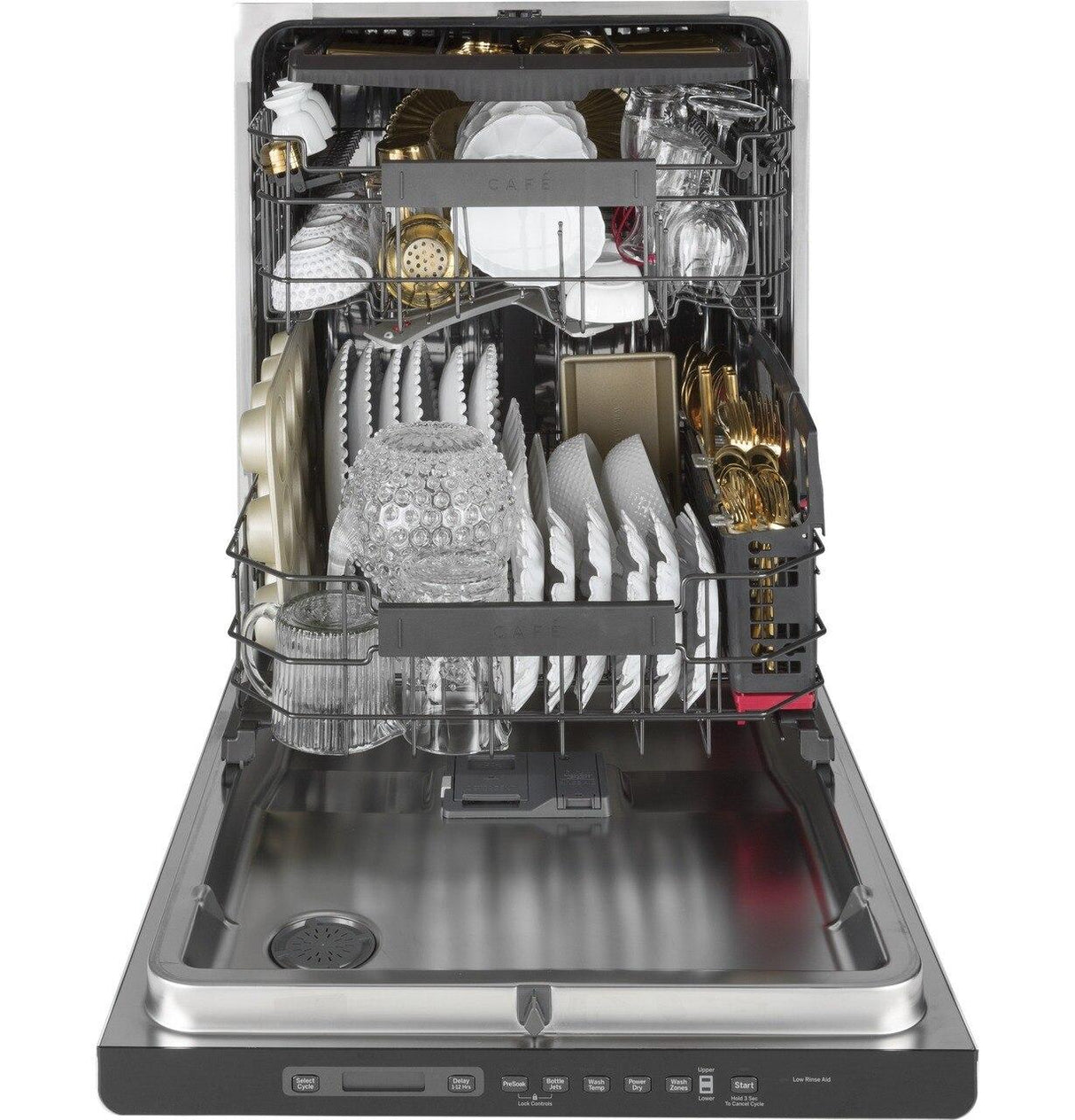 Café™ Stainless Interior Built-In Dishwasher with Hidden Controls