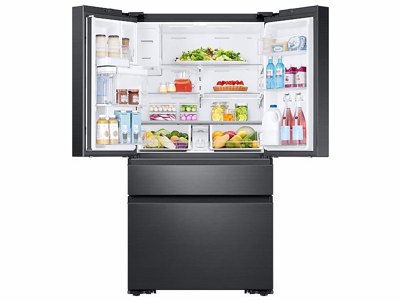 22 cu. ft. Family Hub™ Counter Depth 4-Door French Door Refrigerator in Black Stainless Steel
