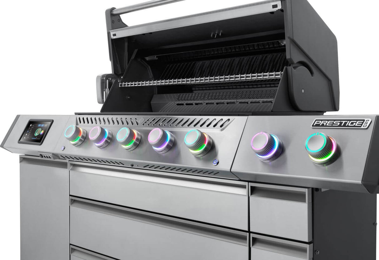 Prestige PRO 665 Elite with Smart Technology & Electric Smoker Box , Propane, Stainless Steel