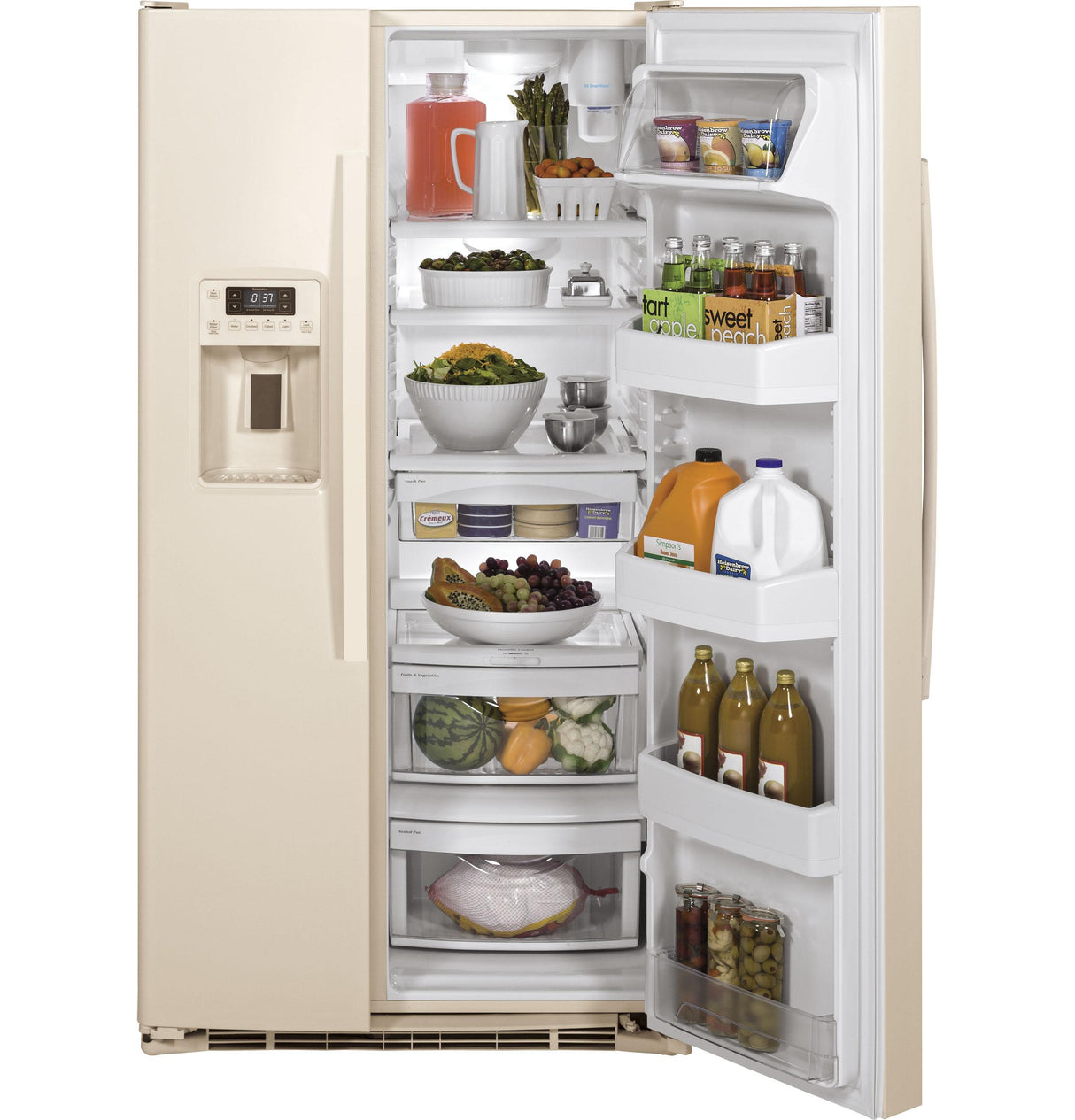 GE® ENERGY STAR® 25.3 Cu. Ft. Side-By-Side Refrigerator