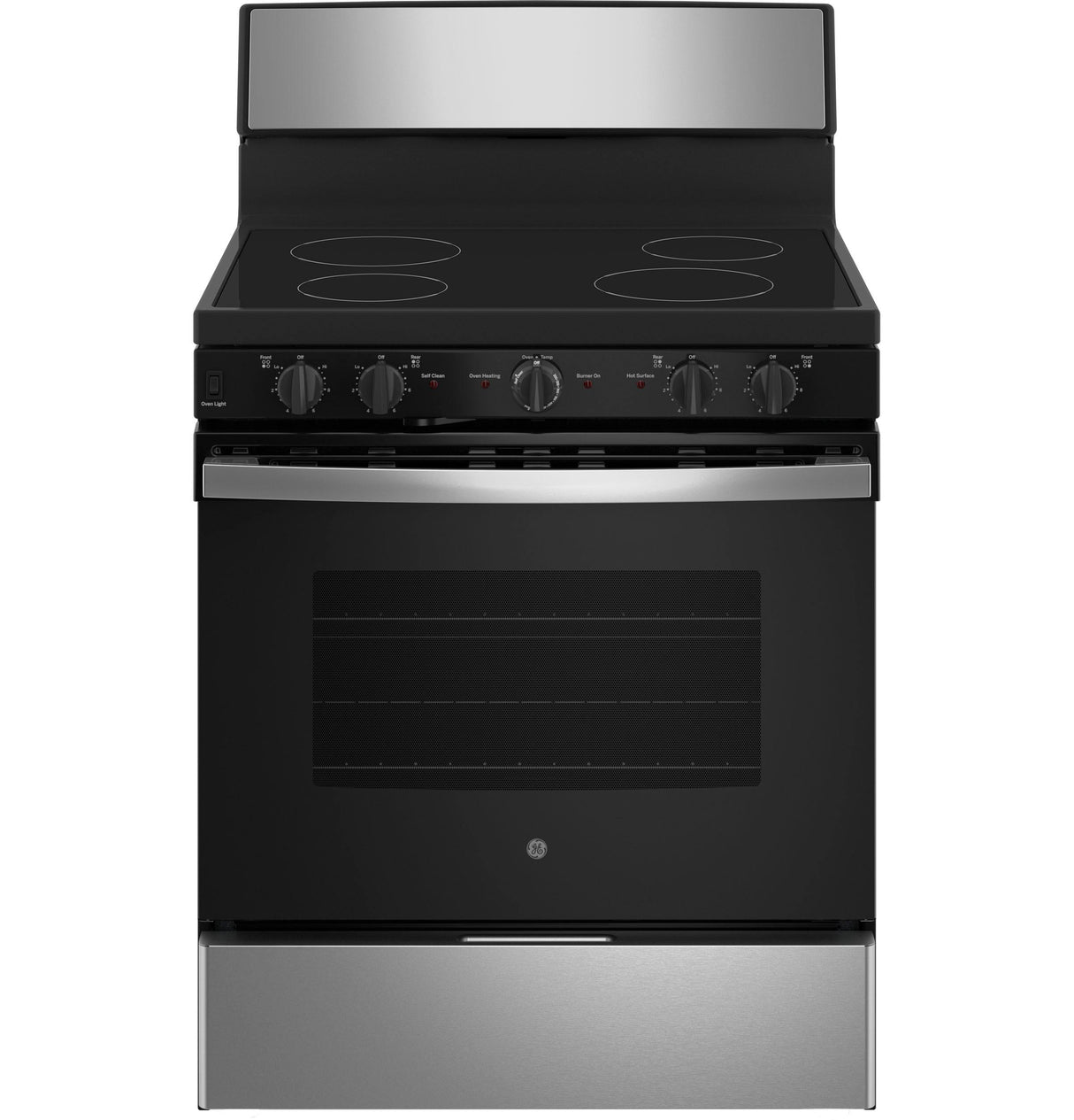 GE® ENERGY STAR® 30" Free-Standing Electric Radiant Smooth Cooktop Range