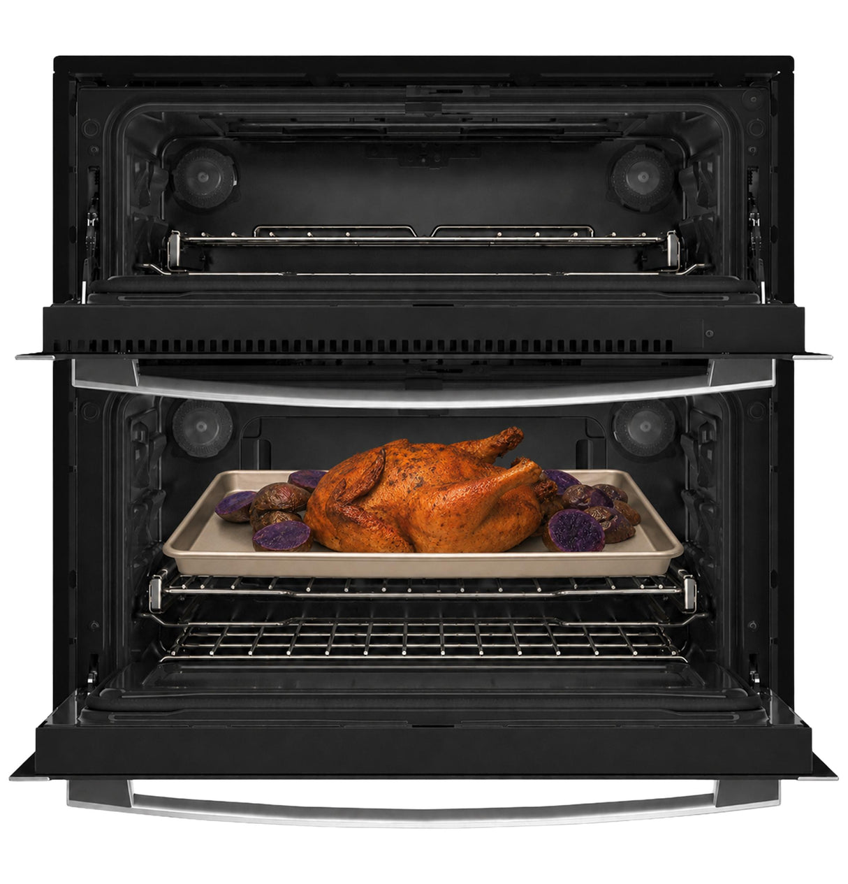 GE Profile™ 30" Smart Built-In Twin Flex Convection Wall Oven