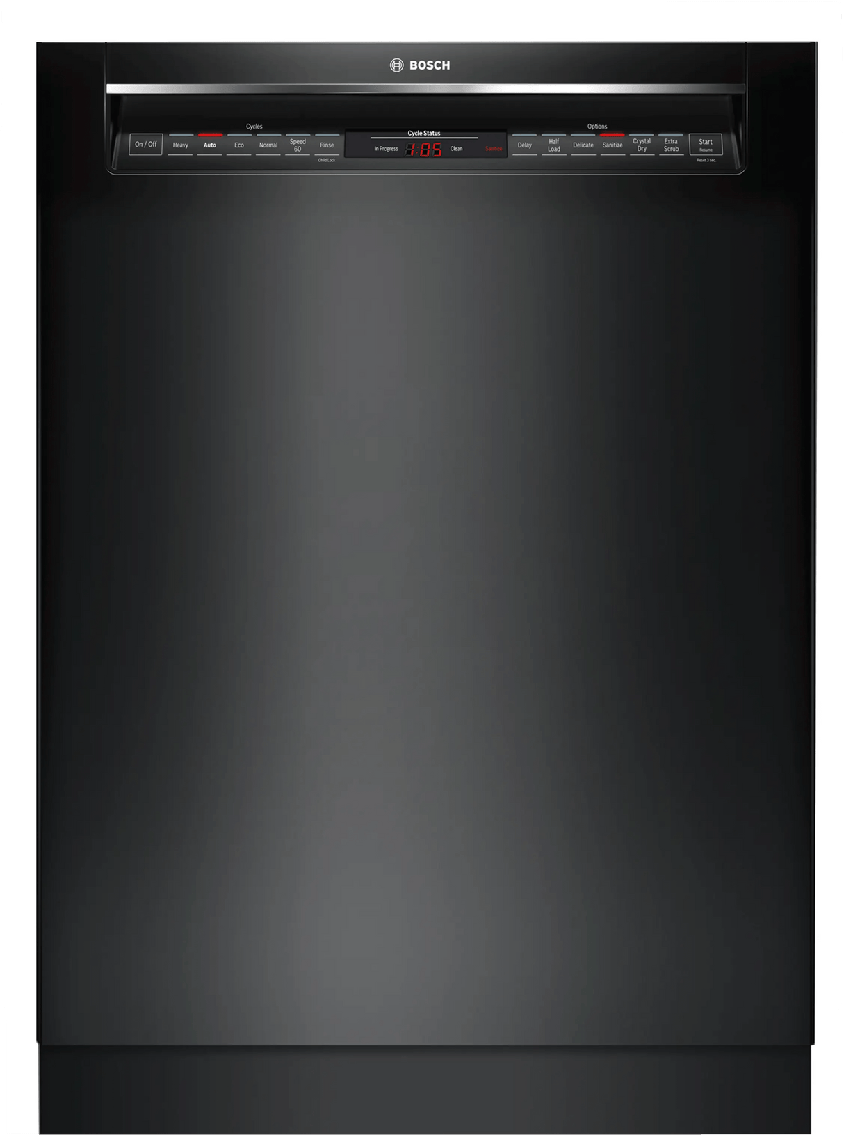 800 Series Dishwasher 24" Black