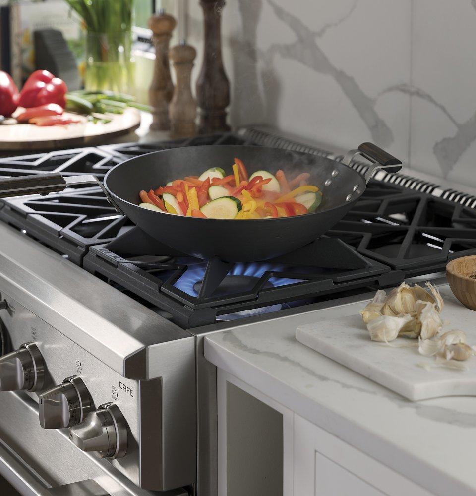 GE Cafe™ Series 36" Dual Fuel Professional Range with 6 Burners (Natural Gas)