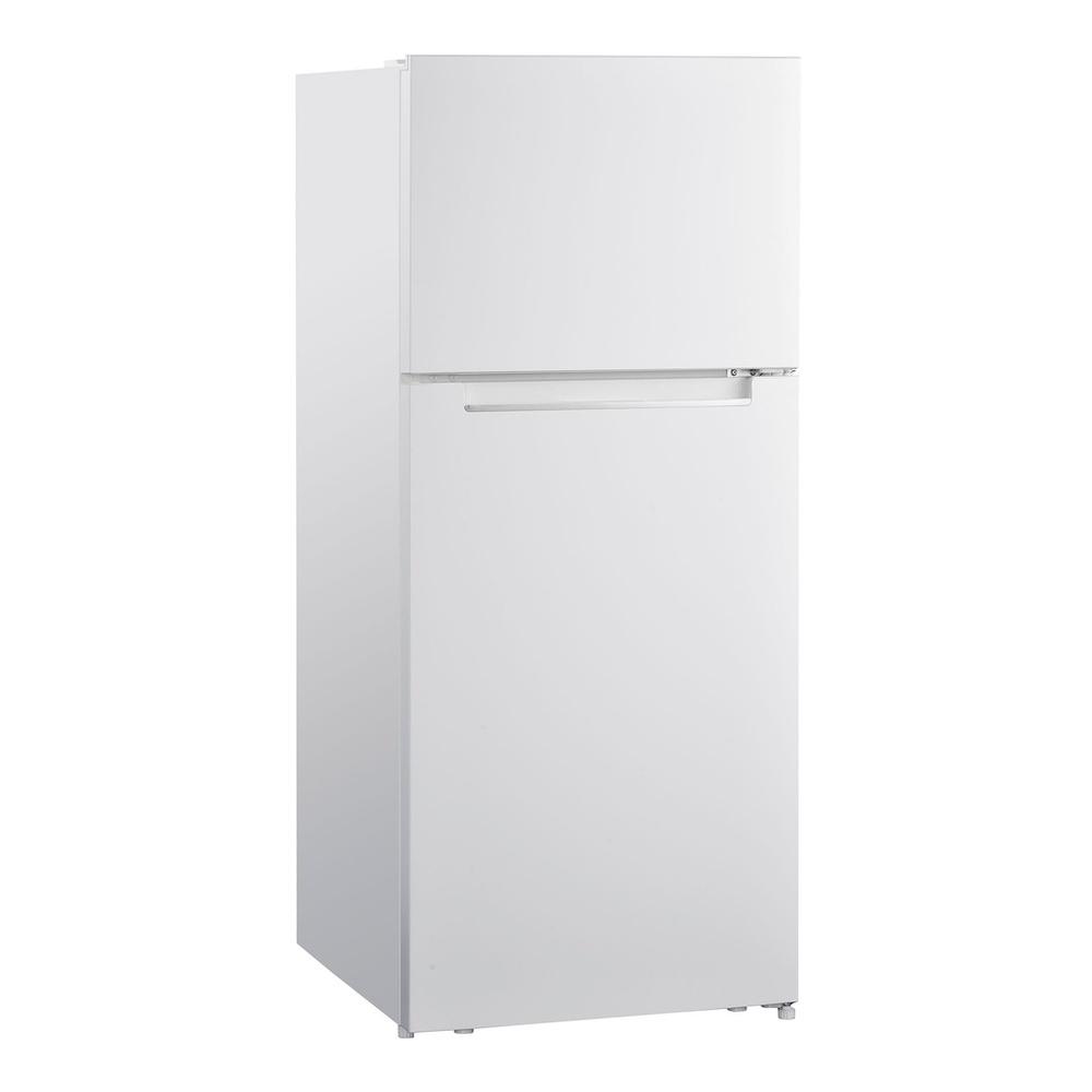 Verona VEFTF2817RWH 28 inch Top Freezer Refrigerator with 17.6 cu. ft. Total Capacity, Reversible Doors, Recessed Handle, Energy Star (White)