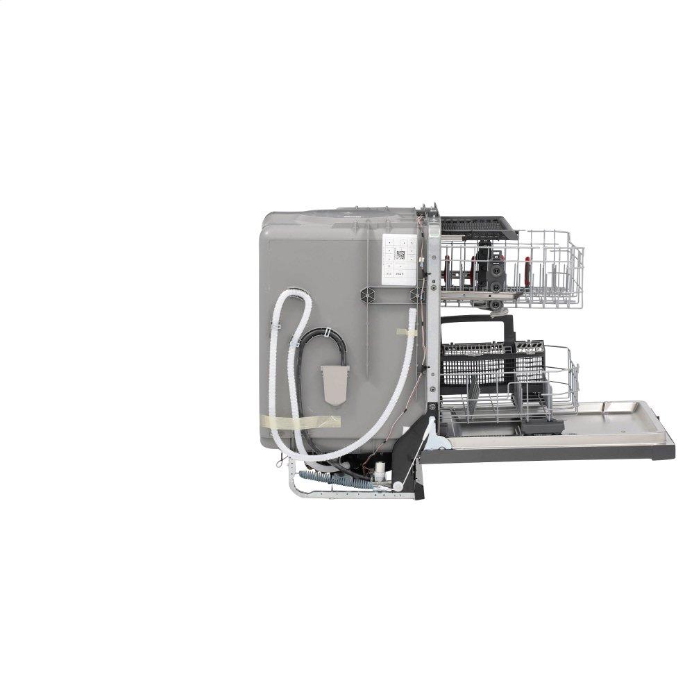 GE® Hybrid Stainless Steel Interior Dishwasher with Hidden Controls