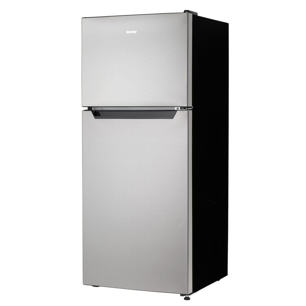 Danby 4.2 cu. ft. Compact Fridge Top Mount in Stainless Steel