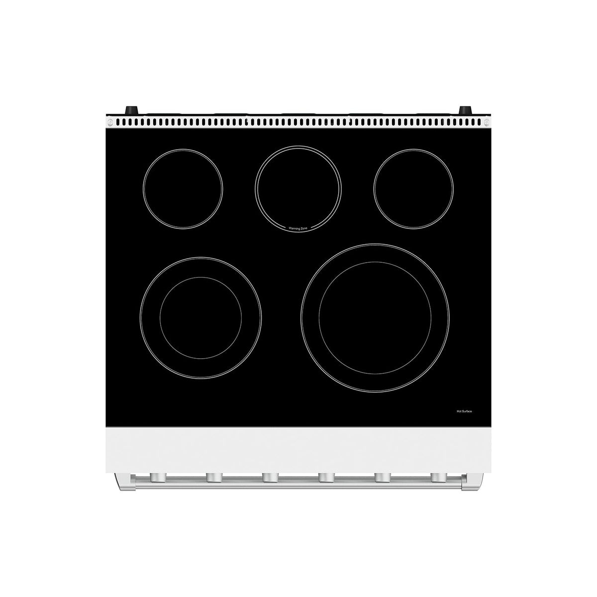 30 Inch Professional Electric Range With Precision Knob Control In White Gordon Ramsay Series