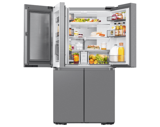 36 Inch Counter Depth French Door with a Reveal™ Door, Silver Stainless