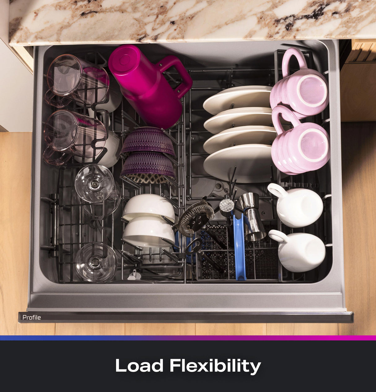 GE Profile™ Dishwasher Double Drawer