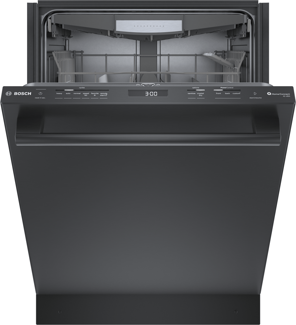 800 Series Dishwasher 24" Brushed black steel anti-fingerprint