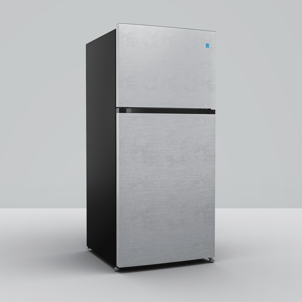 Element Electronics 18.1 cu. ft. Top Freezer Refrigerator - Stainless Steel, ENERGY STAR (EATG18200SS)