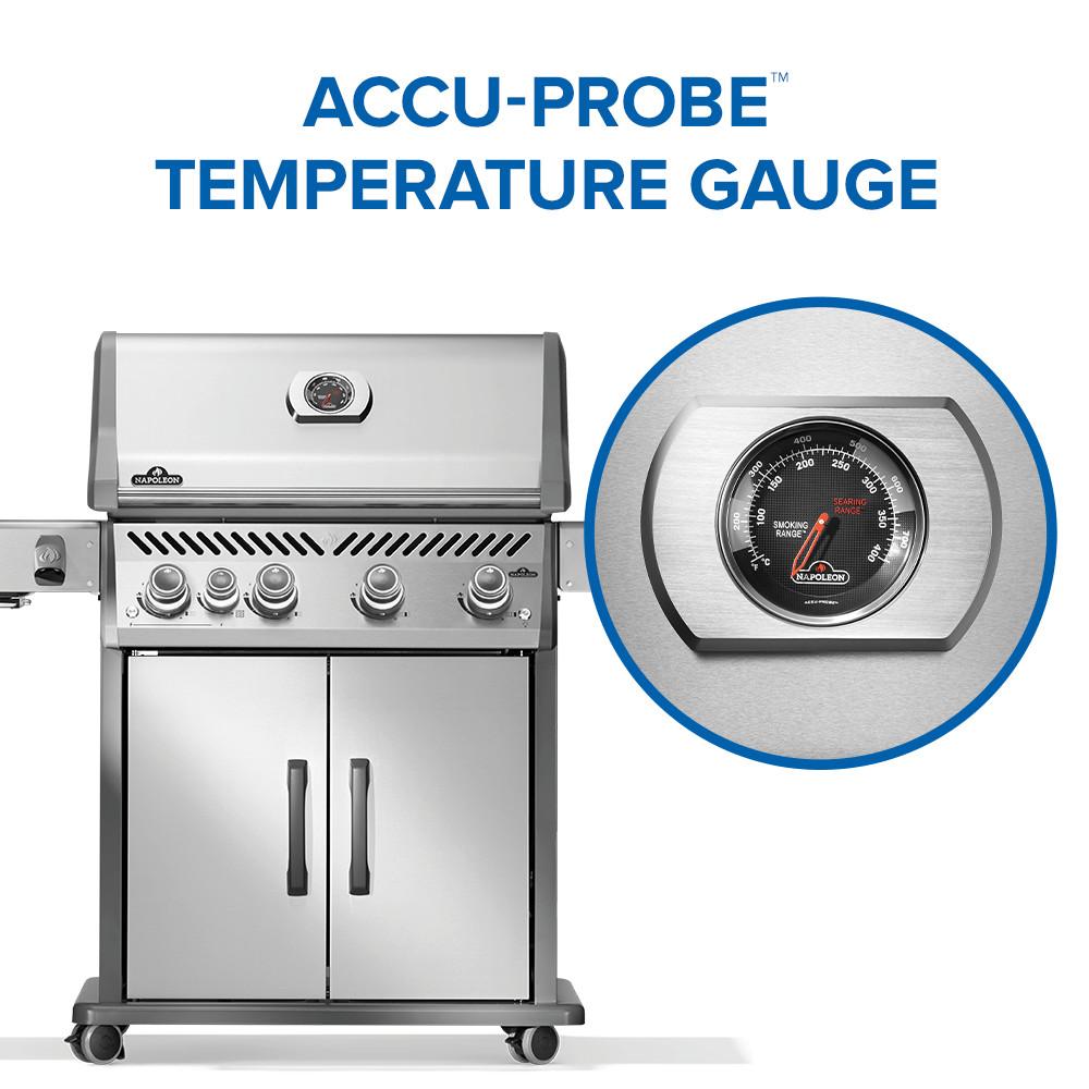 Rogue PRO 525 SIB with Infrared Side Burner , Natural Gas, Stainless Steel