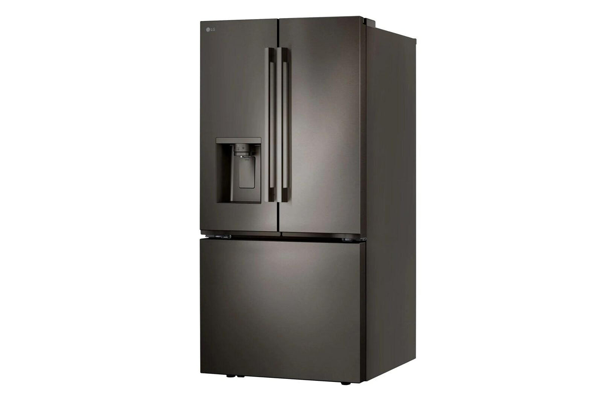 25 cu.ft. 3-Door French Door Refrigerator with NEW Hybrid Handle Design and External Ice and Water Dispenser