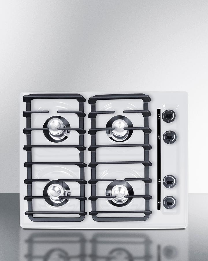 24" Wide 4-burner Gas Cooktop