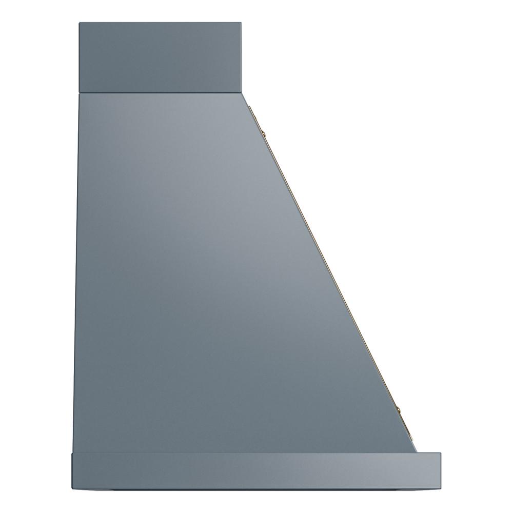 ILVE UANB30BGG Nostalgie Noblesse 30 inch Range Hood (Blue Grey, Brass)