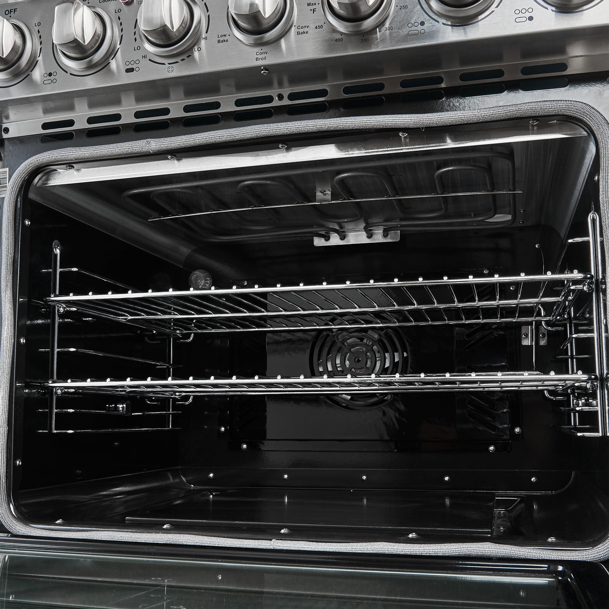 Forno Paolo 30-Inch Freestanding Electric Range, Stainless Steel, 4.38 cu.ft, True Convection Oven, Energy Efficient