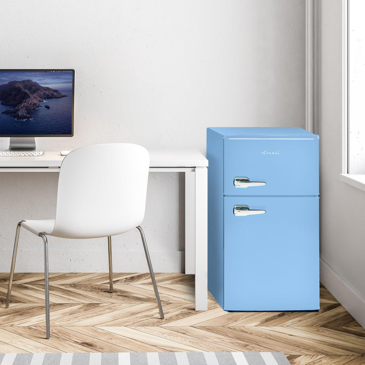 Avanti 3.1 Cu. Ft. Retro Compact Refrigerator - Robin's Egg Blue
