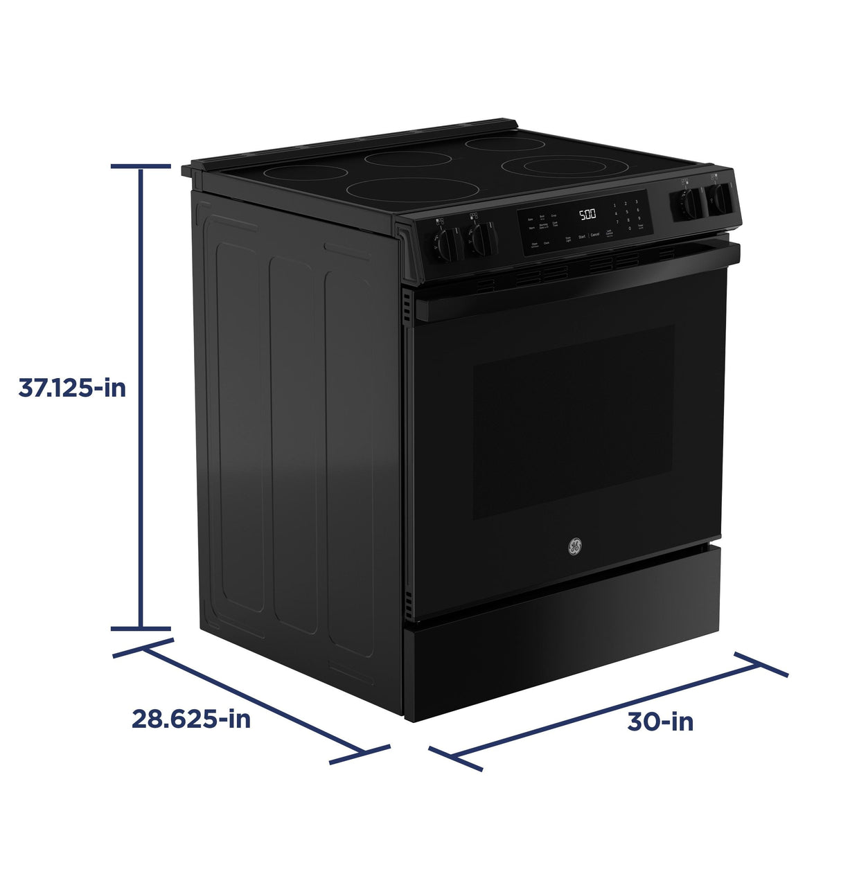 GE® ENERGY STAR® 30" Slide-In Electric Range with Crisp Mode