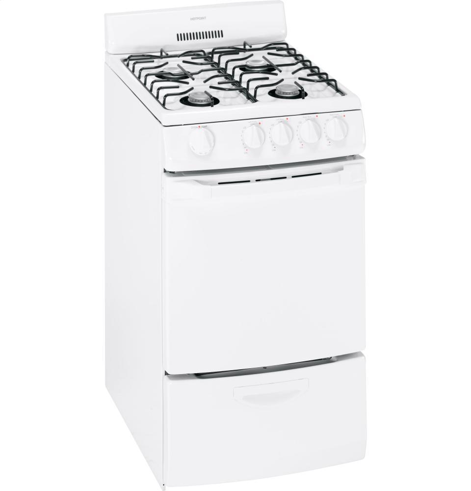 Hotpoint® 20" Free-Standing Gas Range