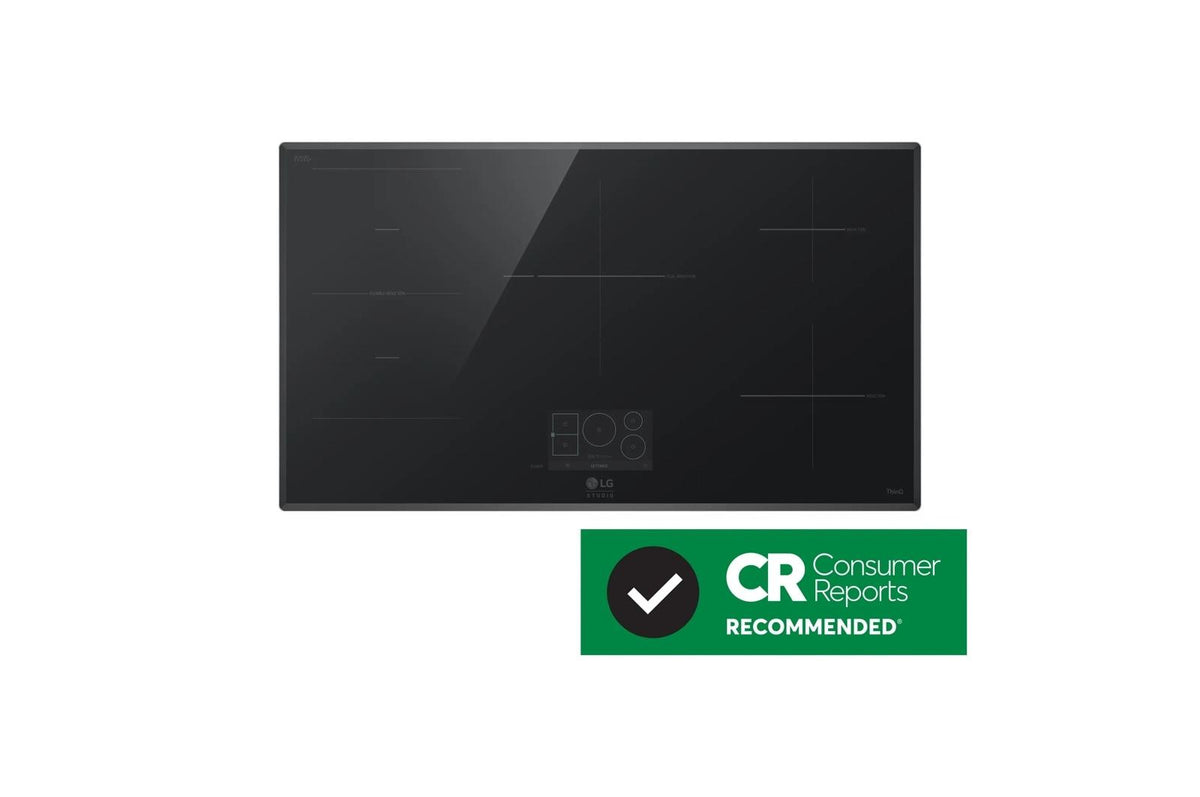 LG STUDIO 36" Induction Cooktop with 5 Burners and Flexible Cooking Zone