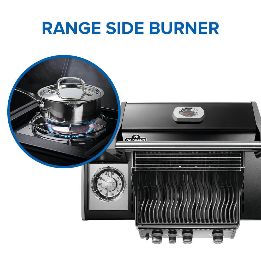 Rogue 425 SB with Range Side Burner , Propane, Black