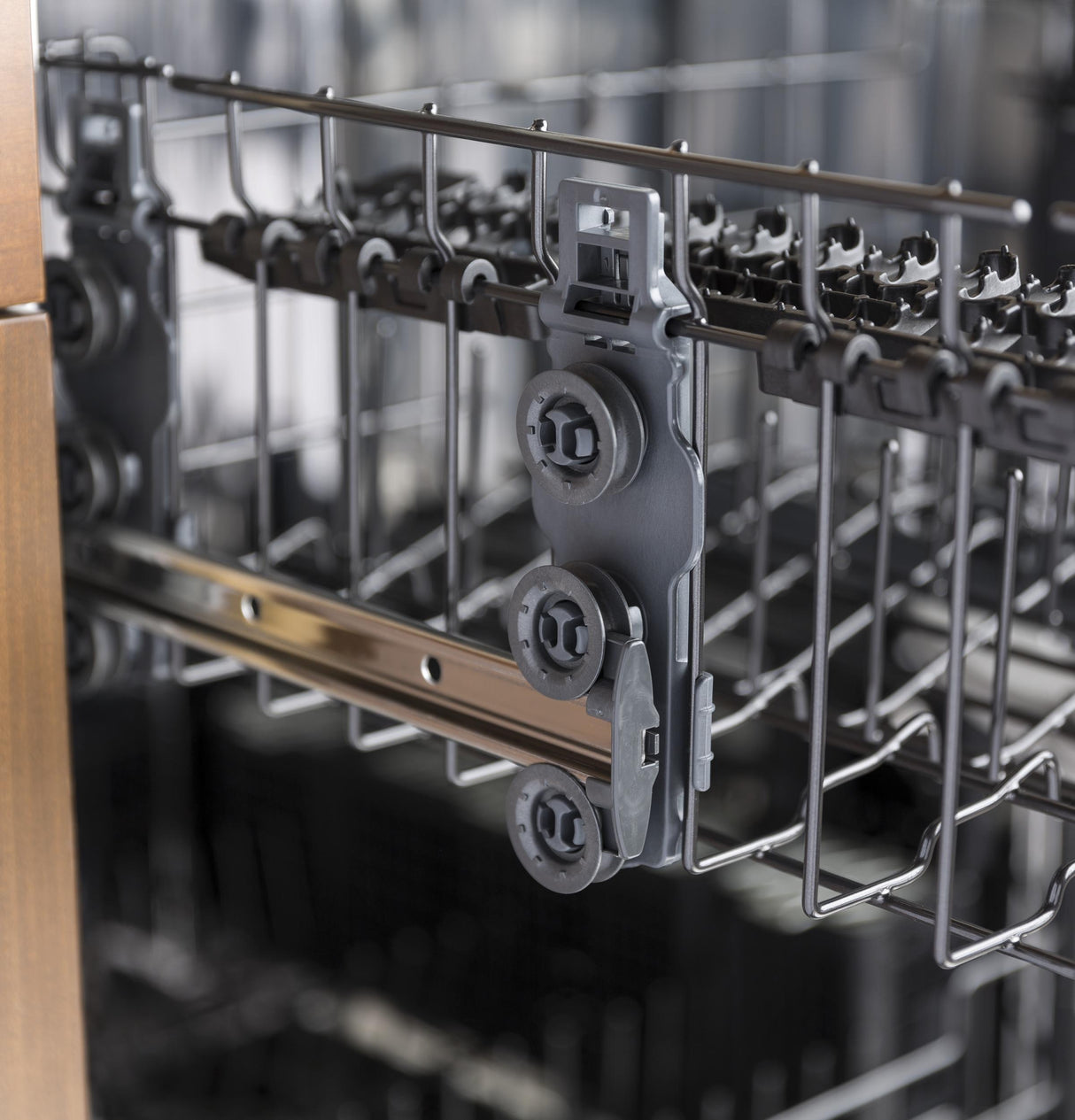 GE® Stainless Steel Interior Dishwasher with Front Controls