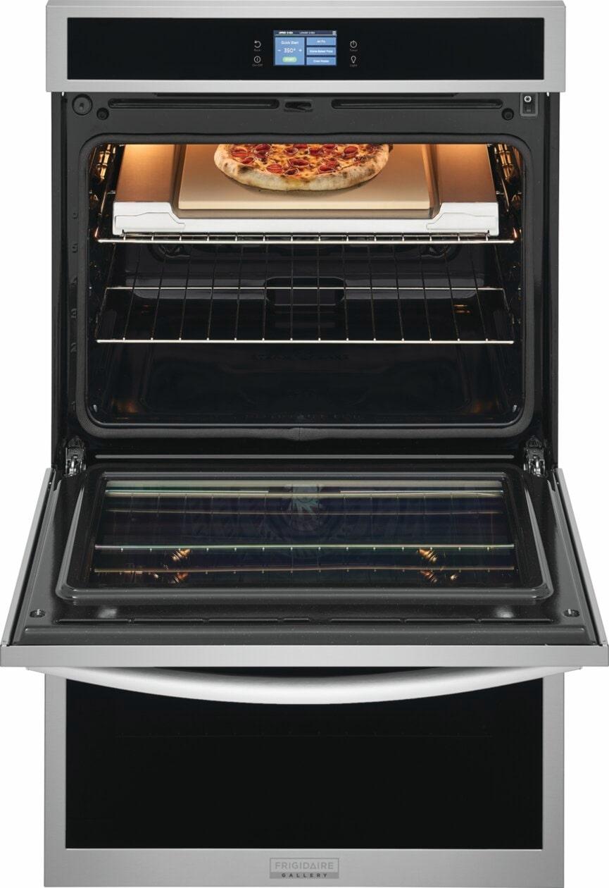 30" Double Electric Wall Oven with Stone-Baked Pizza