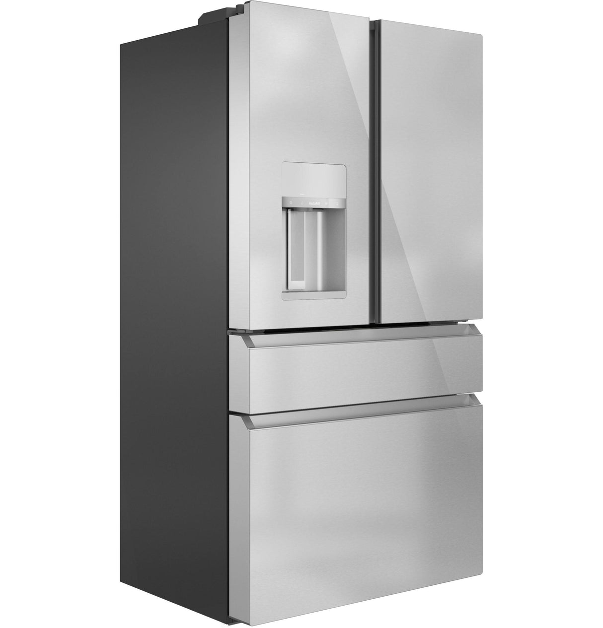 Café™ ENERGY STAR® 22.3 Cu. Ft. Smart Counter-Depth 4-Door French-Door Refrigerator in Platinum Glass