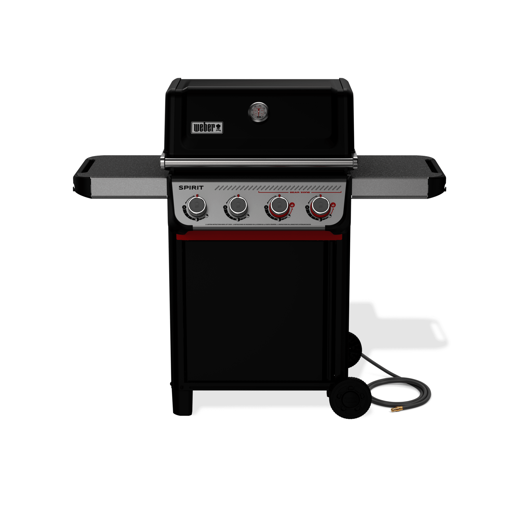 Spirit® E-425 Gas Grill (Natural Gas) - Black