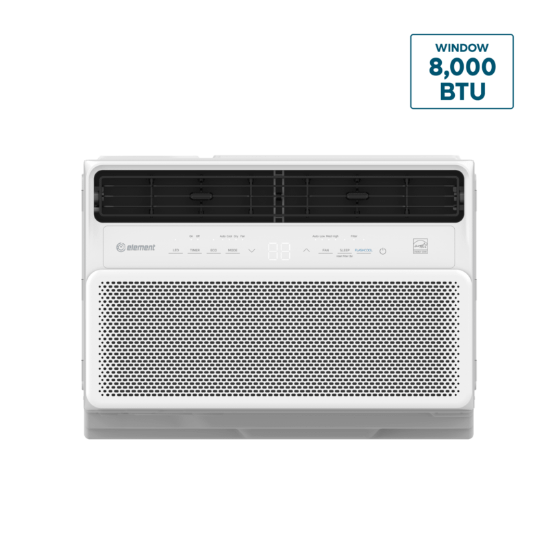 Element 8,000 BTU, 115V Inverter Window Air Conditioner - White (EHWR08BE)