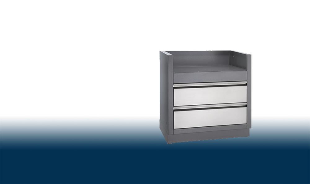 OASIS Under Grill Cabinet for Built-In LEX 485 Gas Grill Head