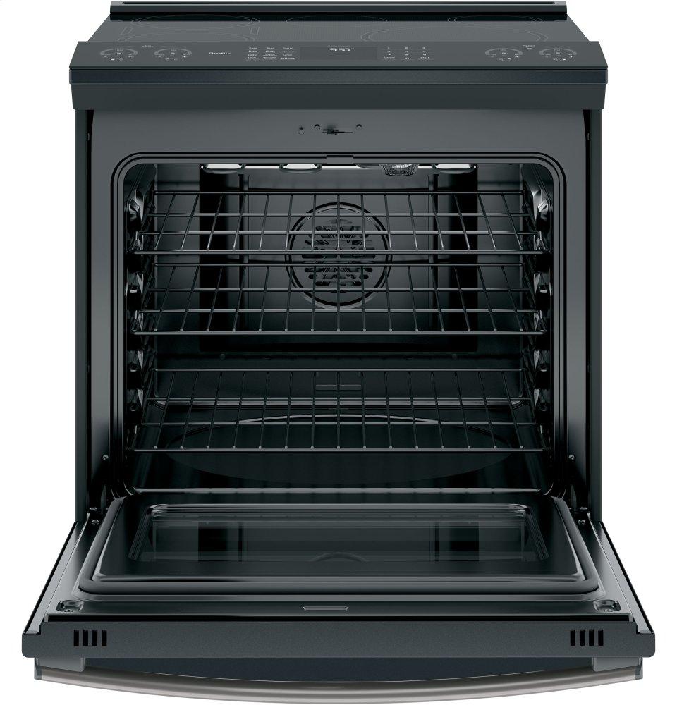 GE Profile™ 30" Smart Slide-In Front-Control Induction and Convection Range