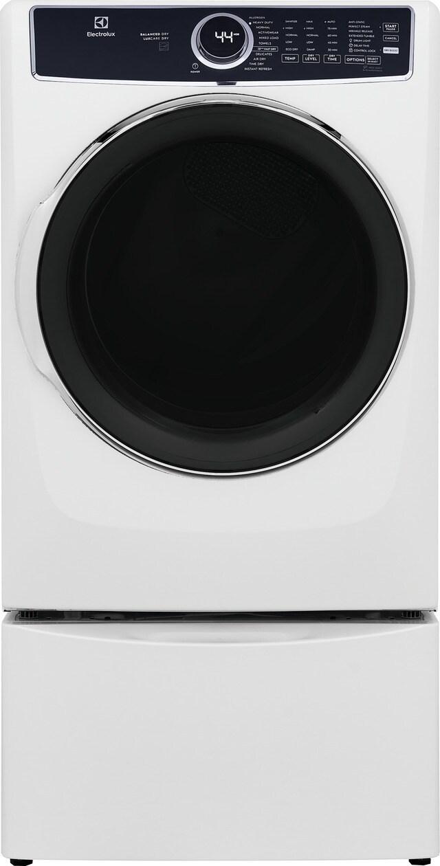 Front Load Perfect Steam™ Electric Dryer with Balanced Dry™ and Instant Refresh - 8.0 Cu. Ft.