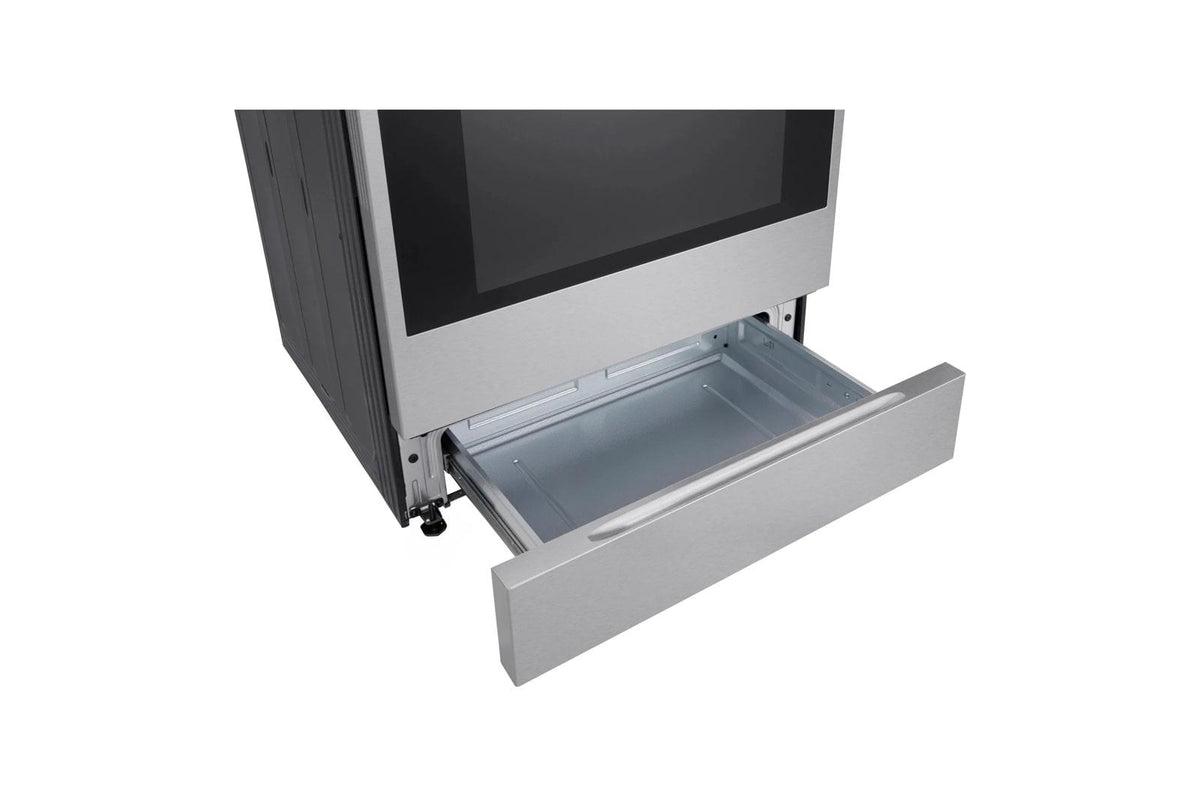 LG SIGNATURE 6.3 cu. ft. Single Oven Gas Slide-in Range with Dynamic Probake Convection® , Air Fry, Air Sous Vide, Roast, and Pizza mode