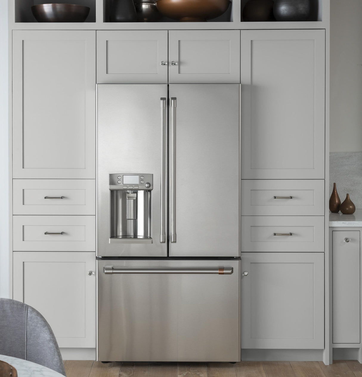 Café™ ENERGY STAR® 22.1 Cu. Ft. Smart Counter-Depth French-Door Refrigerator with Keurig® K-Cup® Brewing System
