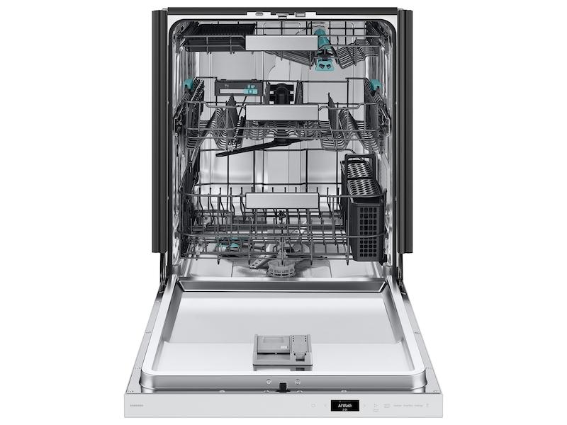 38 dBA Bespoke Smart Dishwasher with 3rd Rack Washing System in White Glass