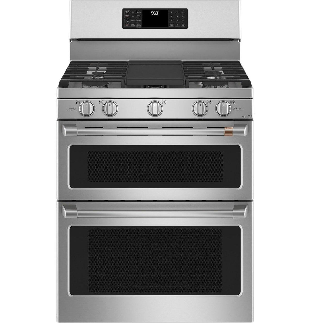 Café™ 30" Smart Free-Standing Gas Double-Oven Range with Convection