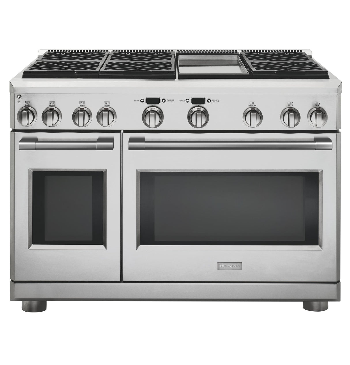 Monogram 48" Dual-Fuel Professional Range with 6 Burners and Griddle (Natural Gas)