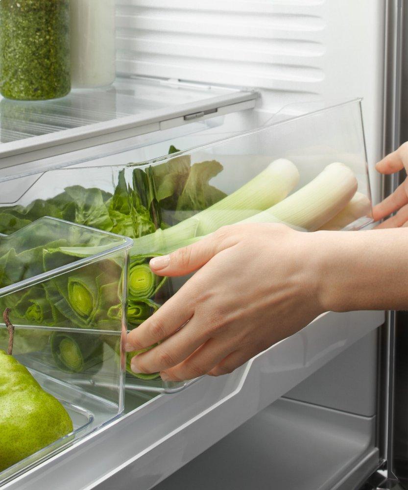 Freestanding French Door Refrigerator Freezer, 36", 20.1 cu ft, Ice & Water