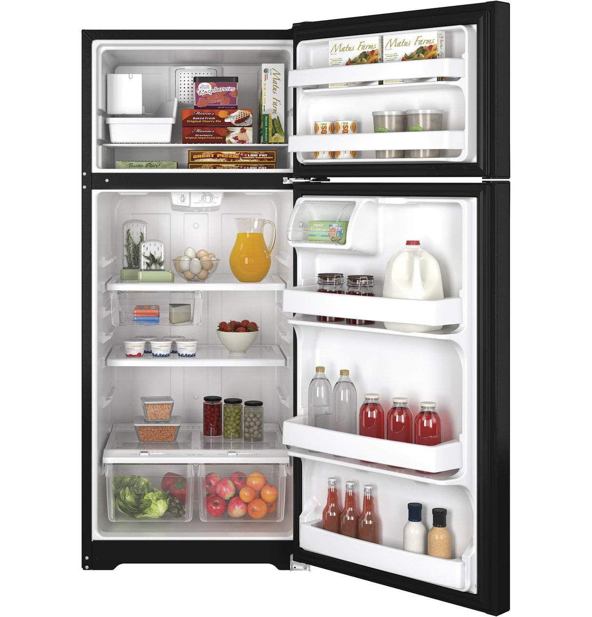 GE® ENERGY STAR® 17.5 Cu. Ft. Top-Freezer Refrigerator