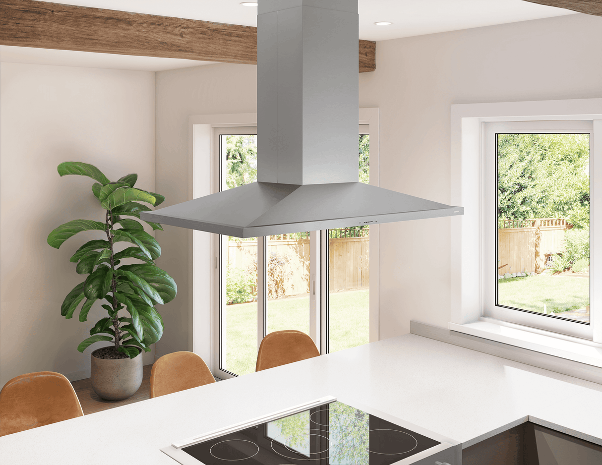 Anzio Island, 90cm, SS, LED, 600 CFM w/ACT
