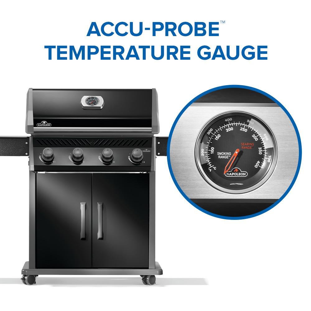 Rogue 525 with Stainless Steel Grids , Propane, Black