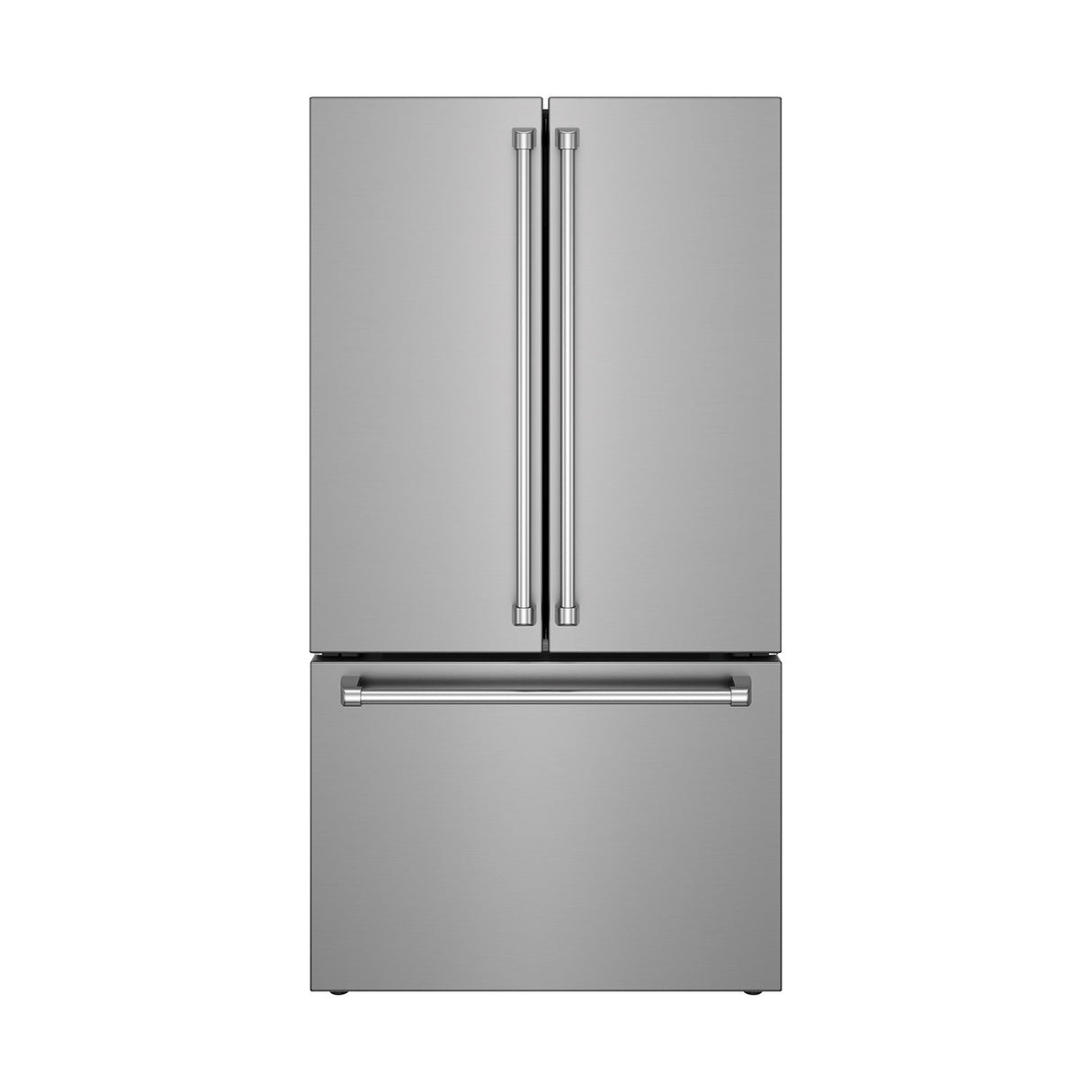 36 Inch Counter Depth Freestanding French Door Refrigerator With Internal Water and Ice