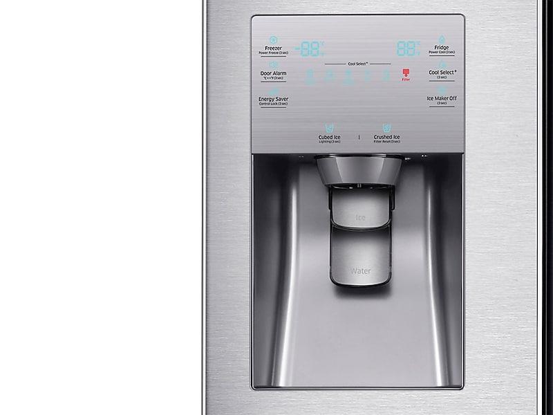22 cu. ft. Food Showcase Counter Depth 4-Door Flex™ Refrigerator with FlexZone™ in Stainless Steel