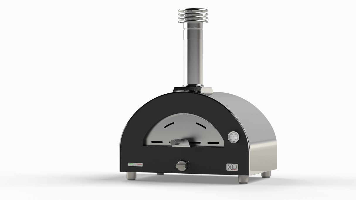 Tabletop Hybrid Gas & Wood Oven Stainless Steel
