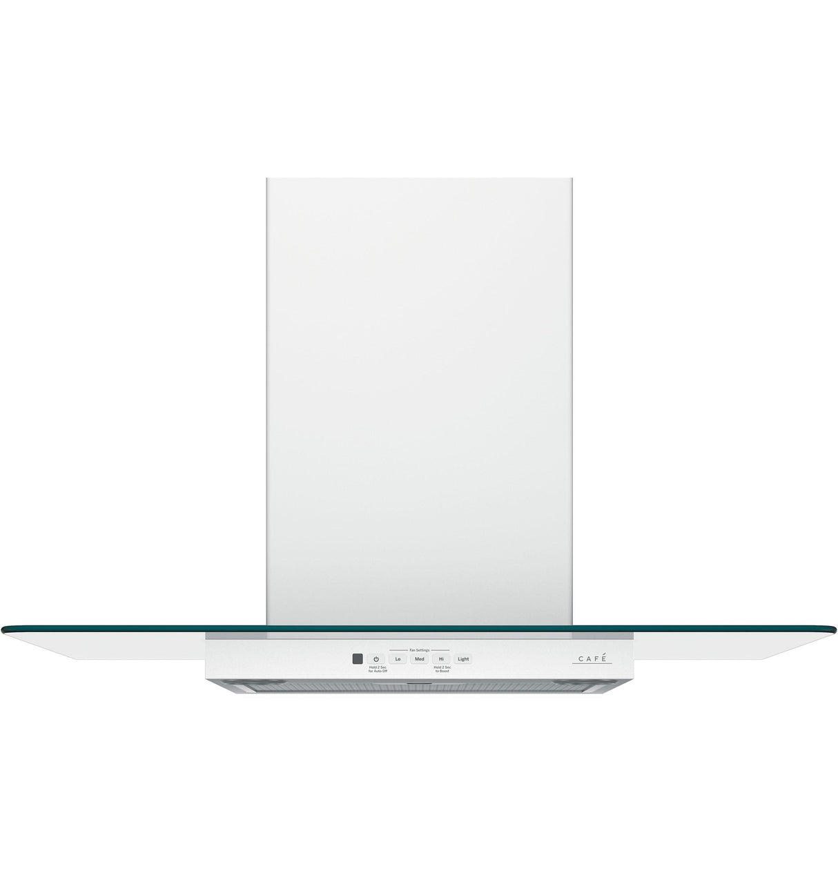 Café™ 30" Wall-Mount Glass Canopy Chimney Hood