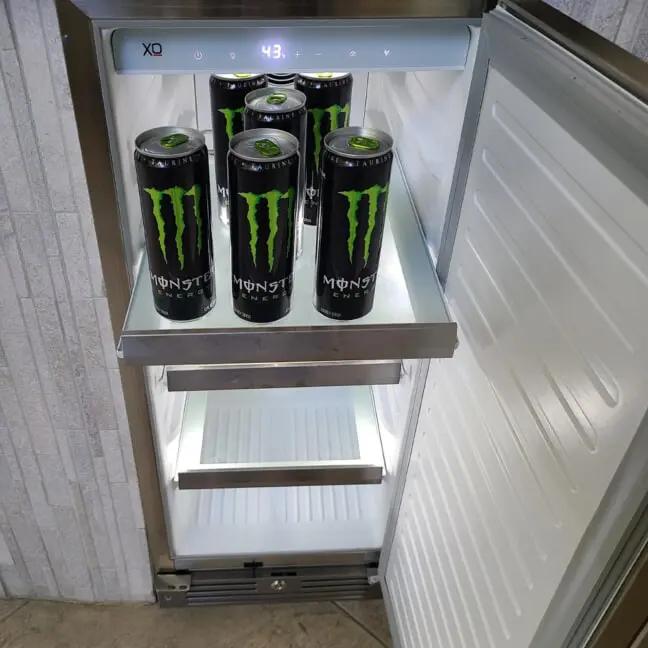 Outdoor Refrigerator 15" Solid SS LH