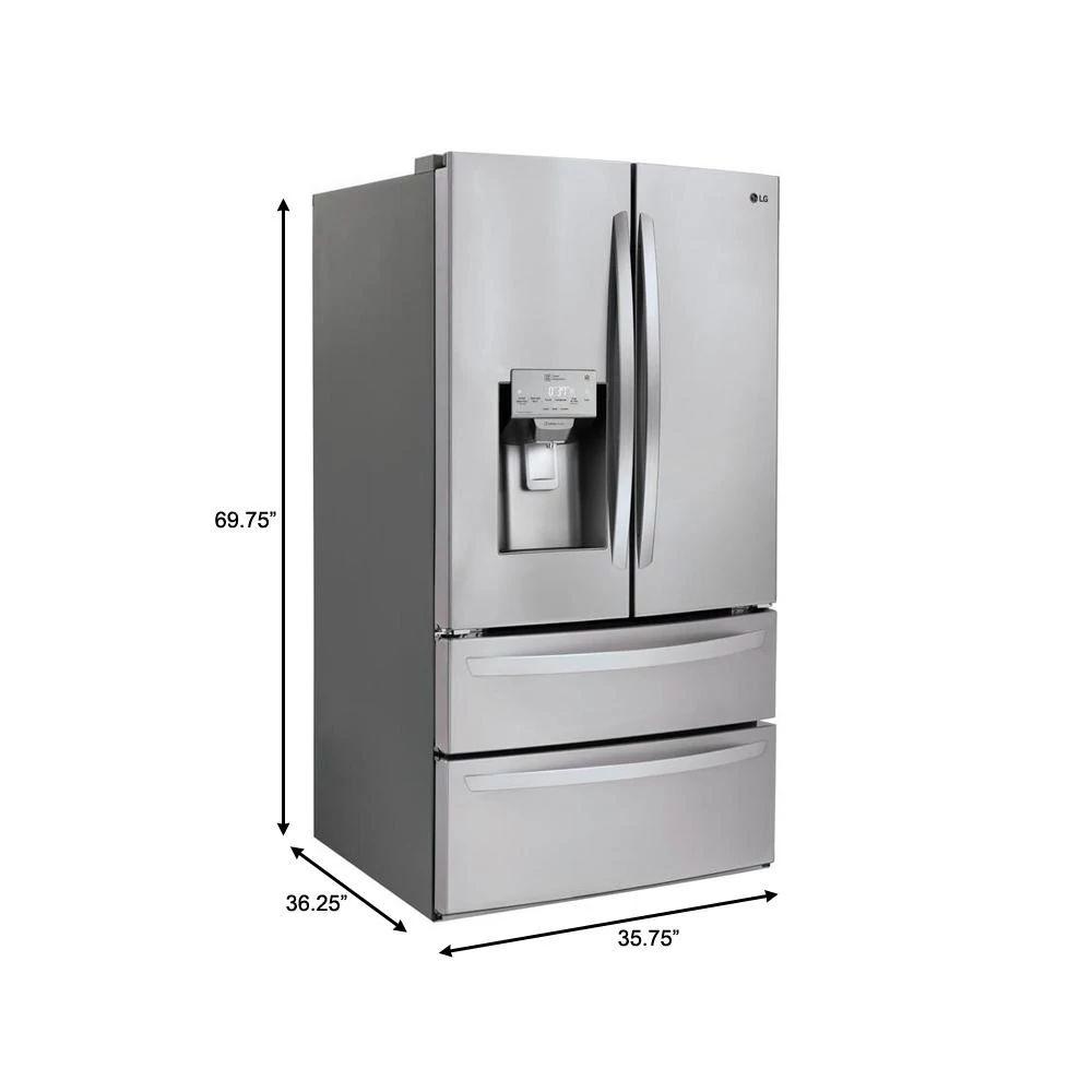 28 cu. ft. 36-Inch Wide French Door Refrigerator - Stainless Steel